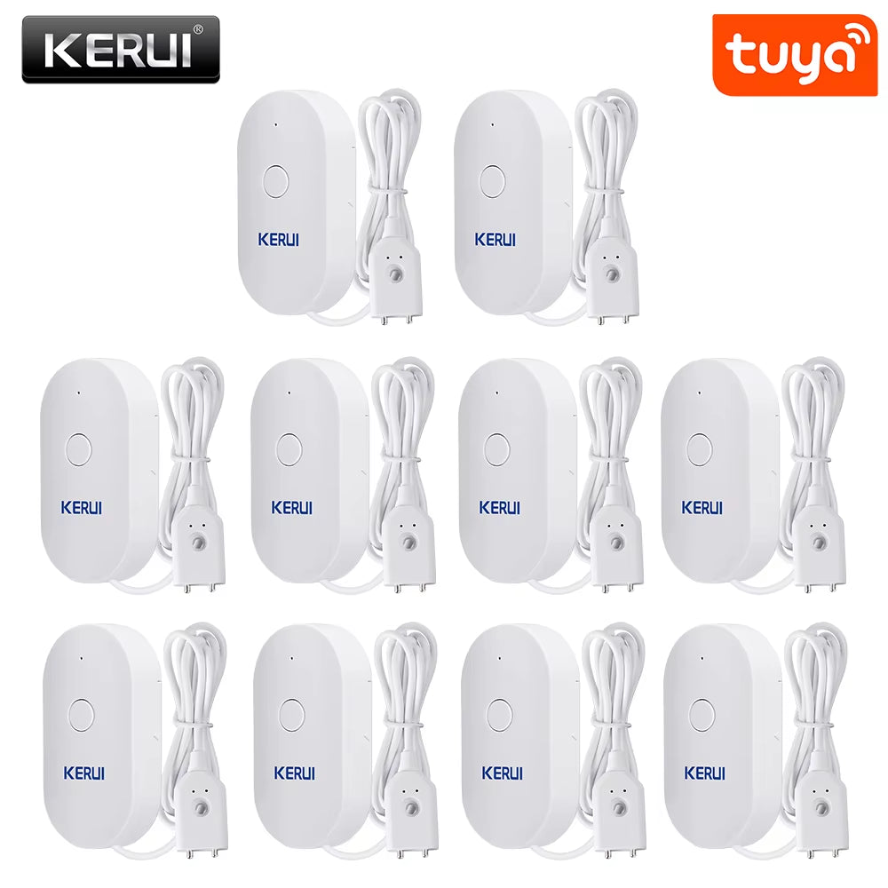 Wifi Water Sensor Smart Home Kitchen Water Leak Detector Tuya APP Monitoring of Leaks Phone Notification Security Alarm