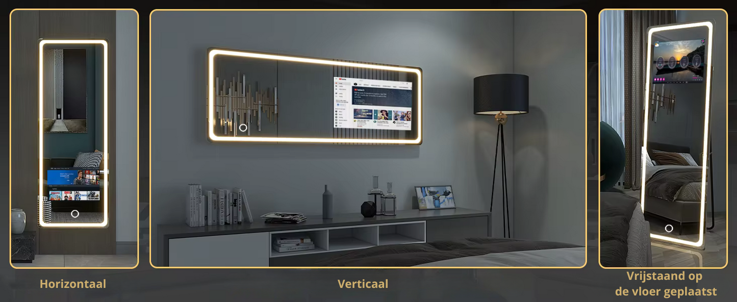 Slimme Spiegel met LED & Android