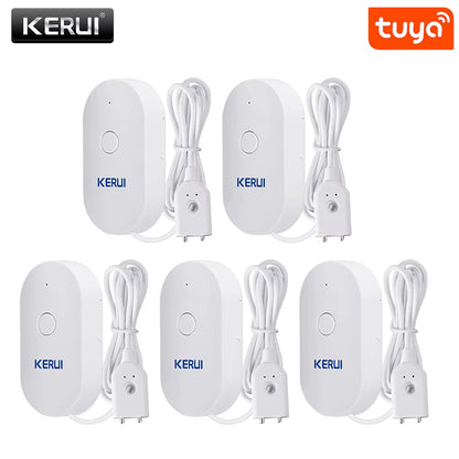 Wifi Water Sensor Smart Home Kitchen Water Leak Detector Tuya APP Monitoring of Leaks Phone Notification Security Alarm